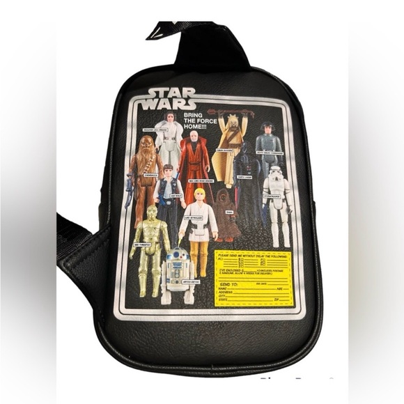 Disney Parks Star Wars Vintage Action Figures Cross Body Bag - Loungefly - Picture 3 of 10